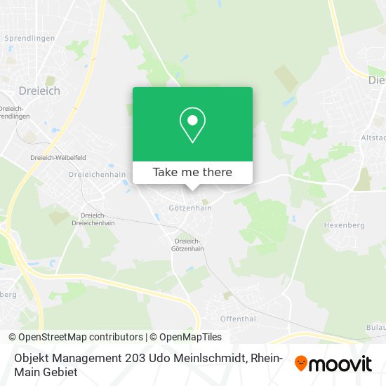 Objekt Management 203 Udo Meinlschmidt map