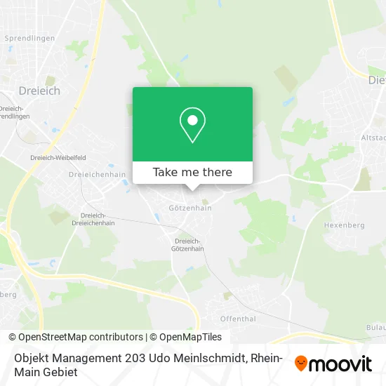 Карта Objekt Management 203 Udo Meinlschmidt