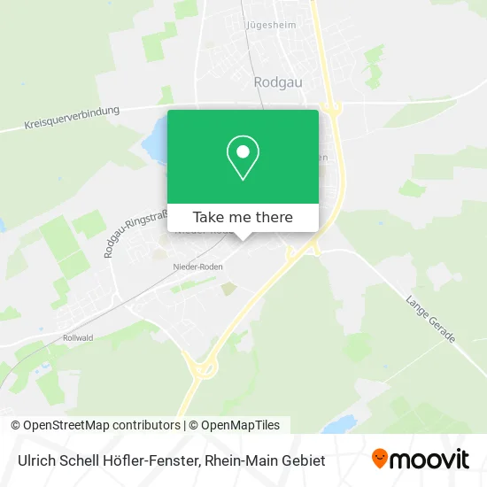 Карта Ulrich Schell Höfler-Fenster