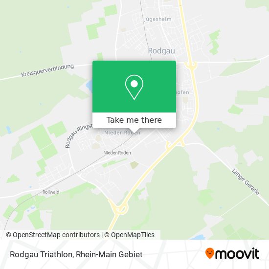 Rodgau Triathlon map