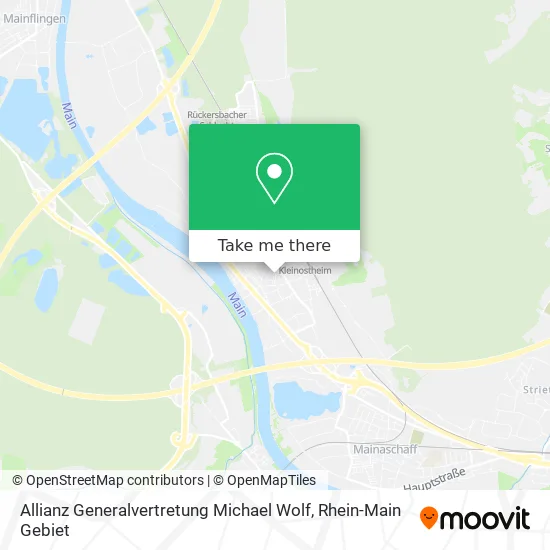 Allianz Generalvertretung Michael Wolf map