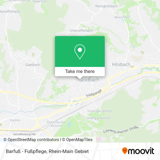 Карта Barfuß - Fußpflege