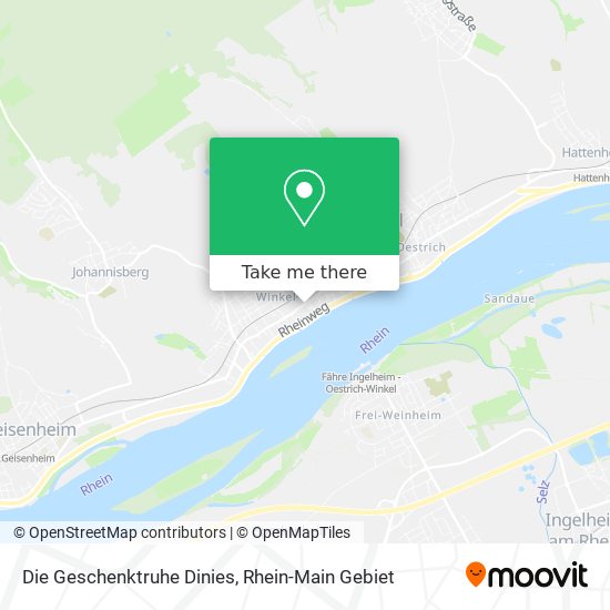 Die Geschenktruhe Dinies map