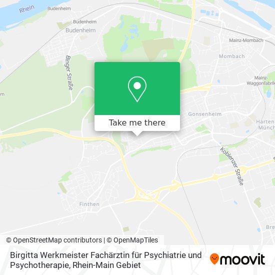 Birgitta Werkmeister Fachärztin für Psychiatrie und Psychotherapie map