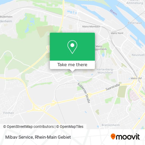 Карта Mibav Service