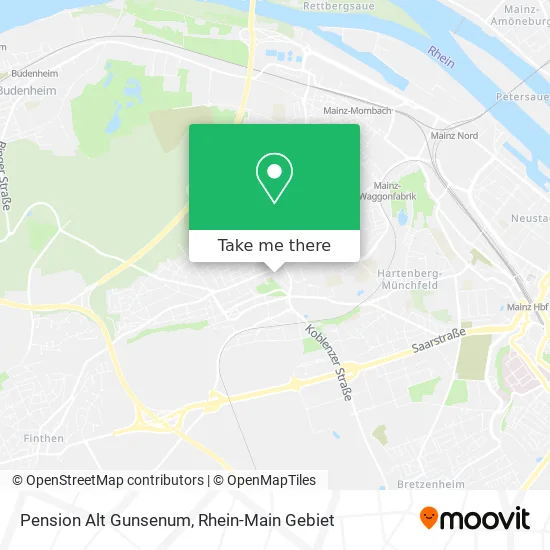 Карта Pension Alt Gunsenum