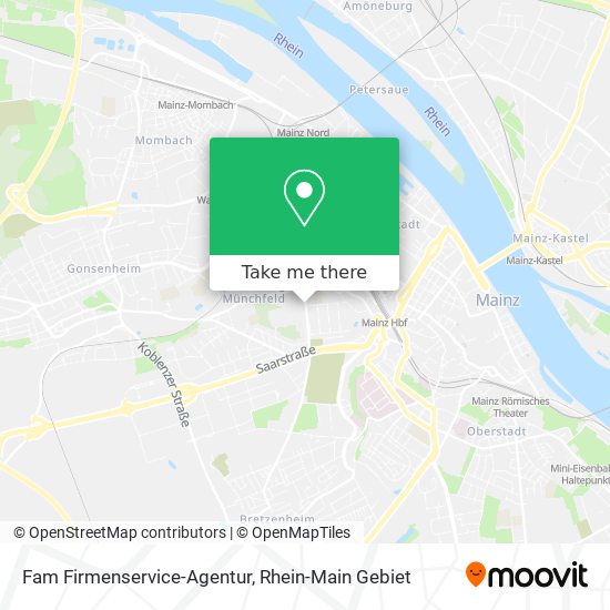 Fam Firmenservice-Agentur map