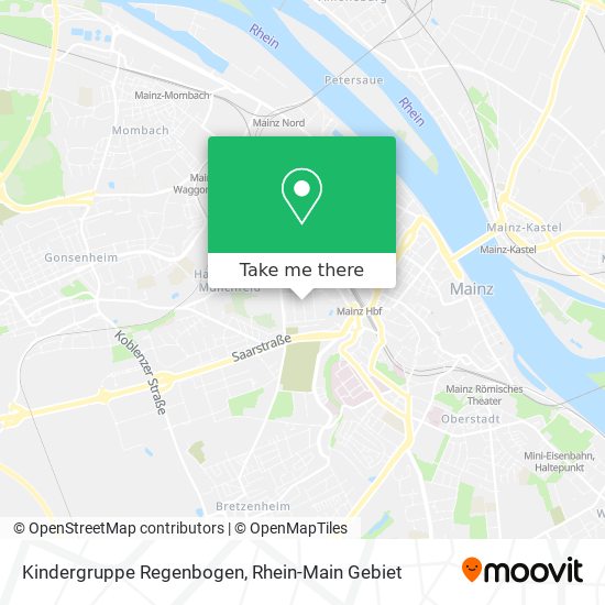 Kindergruppe Regenbogen map