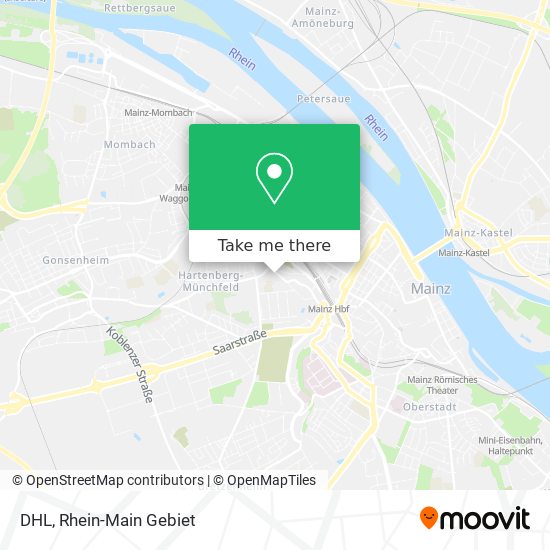 DHL map