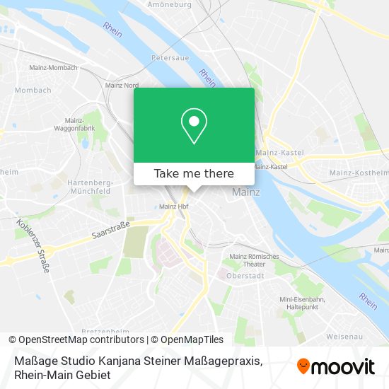 Maßage Studio Kanjana Steiner Maßagepraxis map