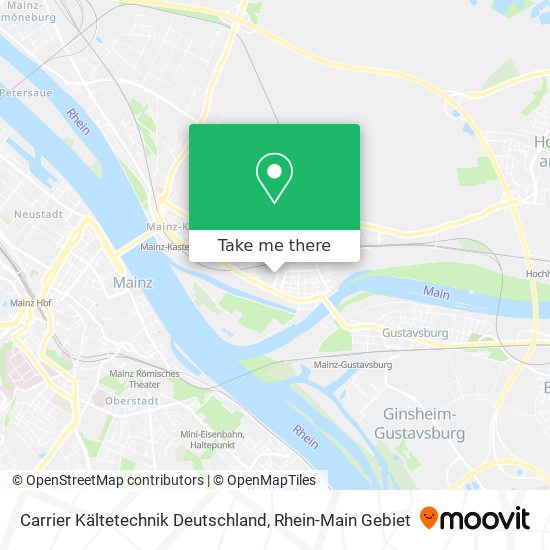 Carrier Kältetechnik Deutschland map