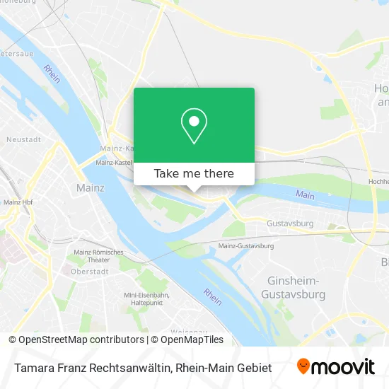 Карта Tamara Franz Rechtsanwältin