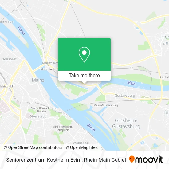 Карта Seniorenzentrum Kostheim Evim