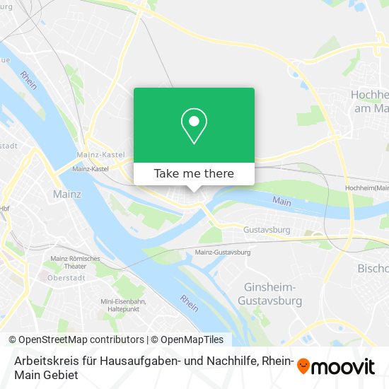 Arbeitskreis für Hausaufgaben- und Nachhilfe map