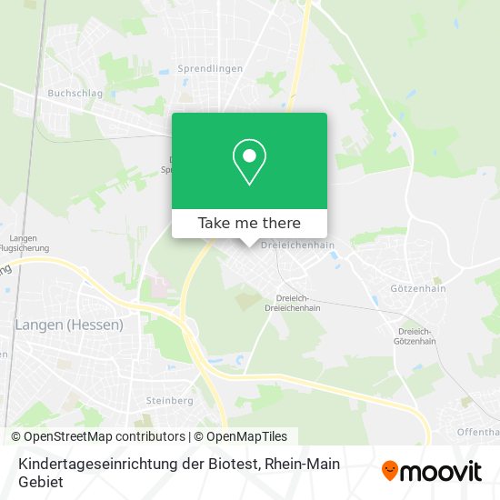 Kindertageseinrichtung der Biotest map