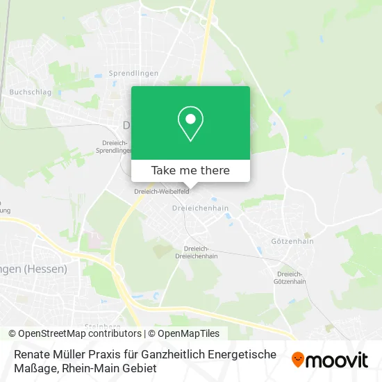 Карта Renate Müller Praxis für Ganzheitlich Energetische Maßage