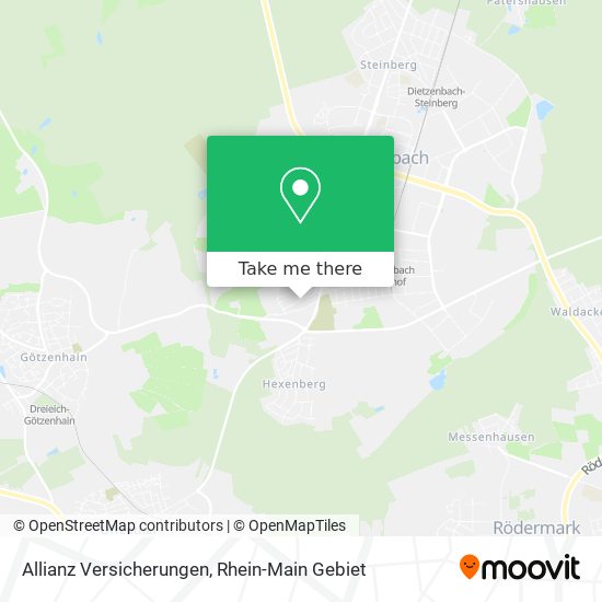 Allianz Versicherungen map