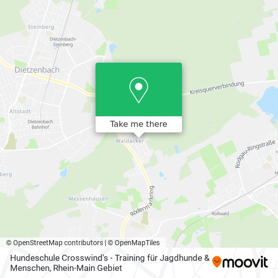 Hundeschule Crosswind's - Training für Jagdhunde & Menschen map