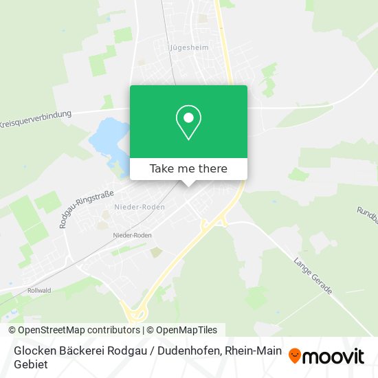 Glocken Bäckerei Rodgau / Dudenhofen map