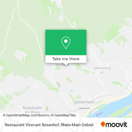 Карта Restaurant Vinorant Rosenhof