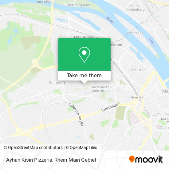 Карта Ayhan Kisin Pizzeria