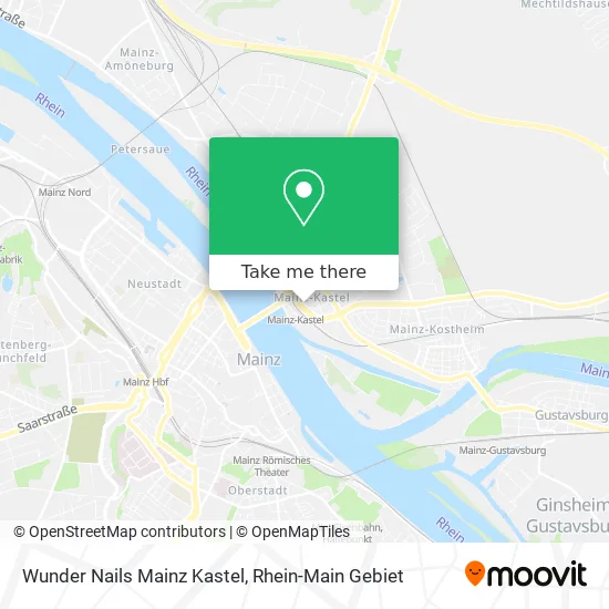 Карта Wunder Nails Mainz Kastel