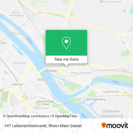 Карта HIT Lebensmittelmarkt