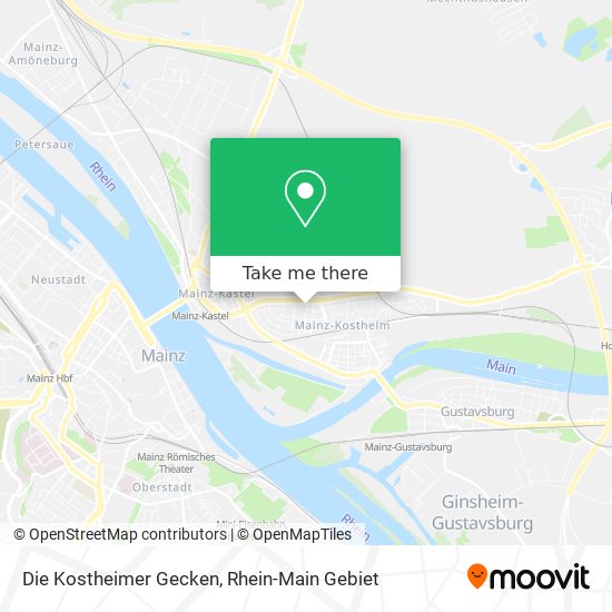 Die Kostheimer Gecken map