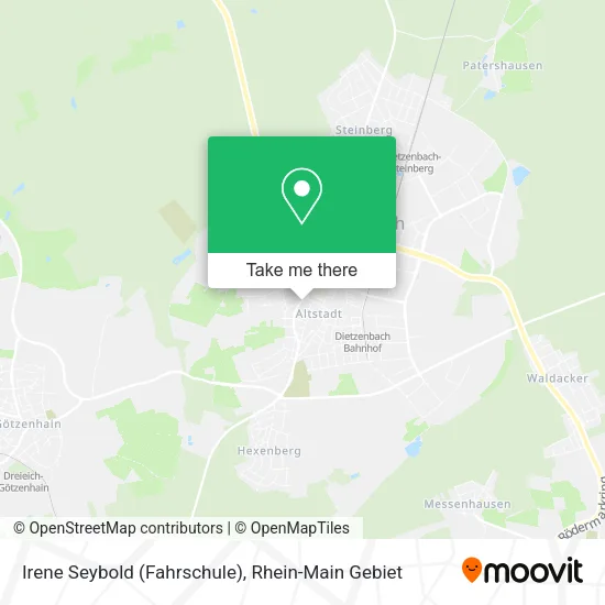 Карта Irene Seybold (Fahrschule)