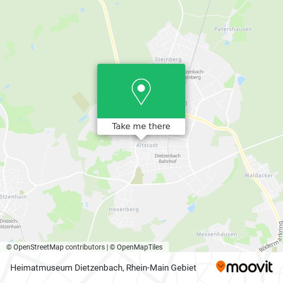 Heimatmuseum Dietzenbach map