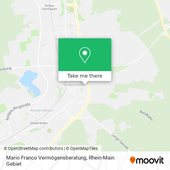 Mario Franco Vermögensberatung map