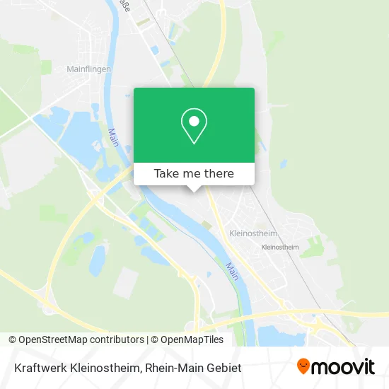 Карта Kraftwerk Kleinostheim