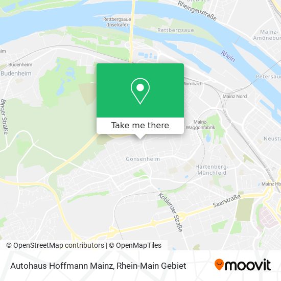 Autohaus Hoffmann Mainz map