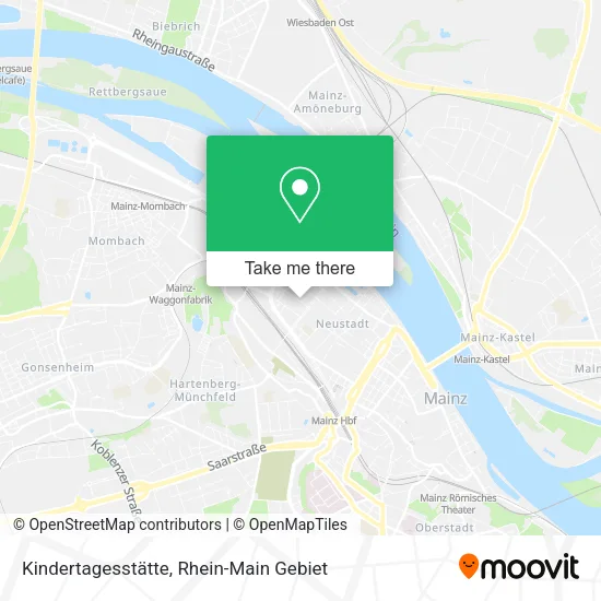 Карта Kindertagesstätte