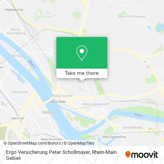 Карта Ergo Versicherung Peter Schollmayer