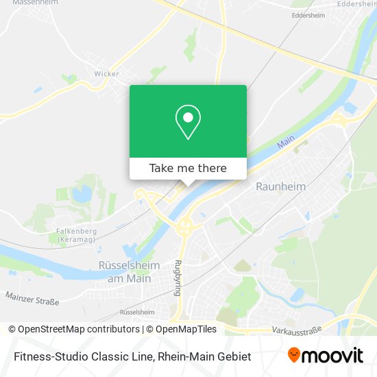 Fitness-Studio Classic Line map