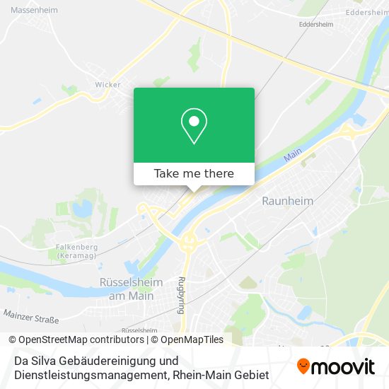 Da Silva Gebäudereinigung und Dienstleistungsmanagement map