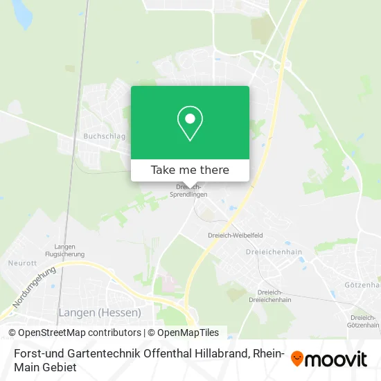 Карта Forst-und Gartentechnik Offenthal Hillabrand