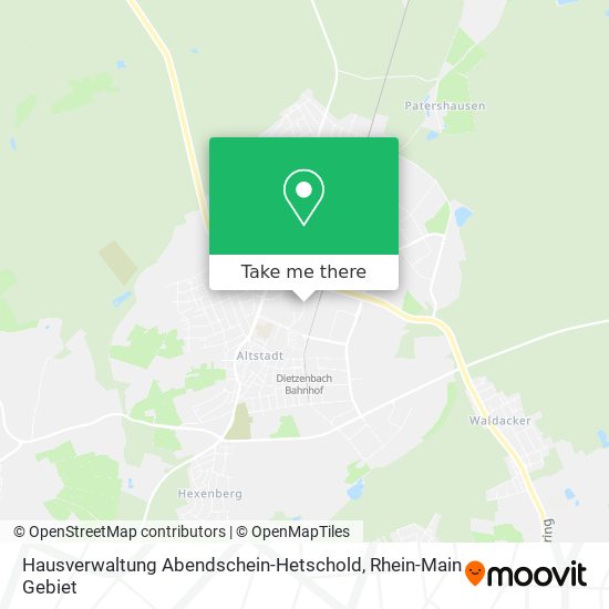 Hausverwaltung Abendschein-Hetschold map