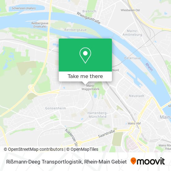 Rißmann-Deeg Transportlogistik map