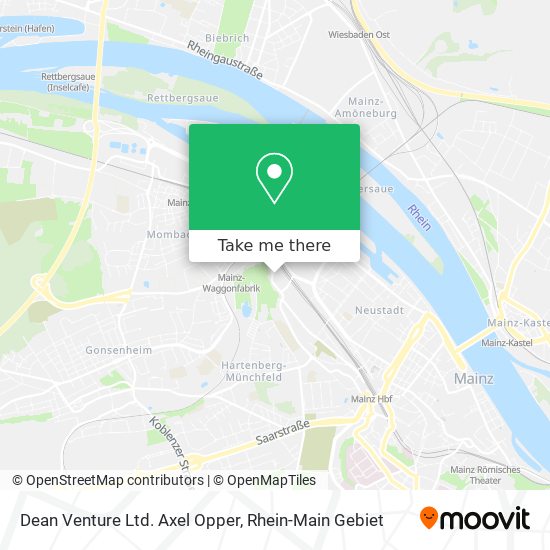 Dean Venture Ltd. Axel Opper map