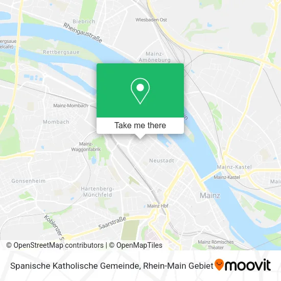 Карта Spanische Katholische Gemeinde