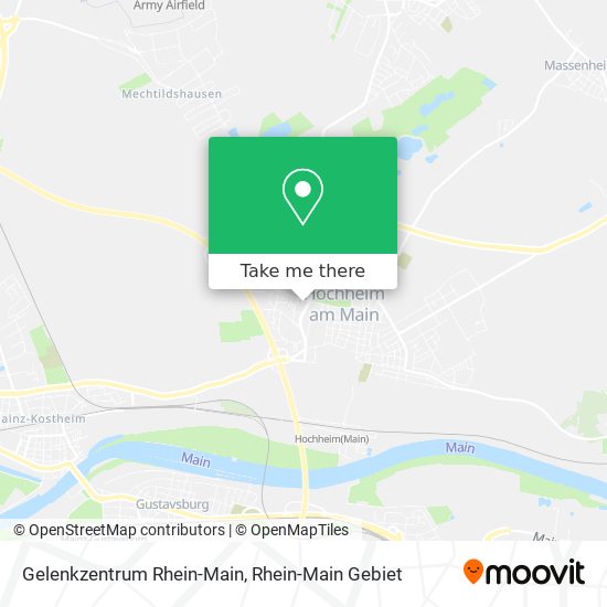 Gelenkzentrum Rhein-Main map