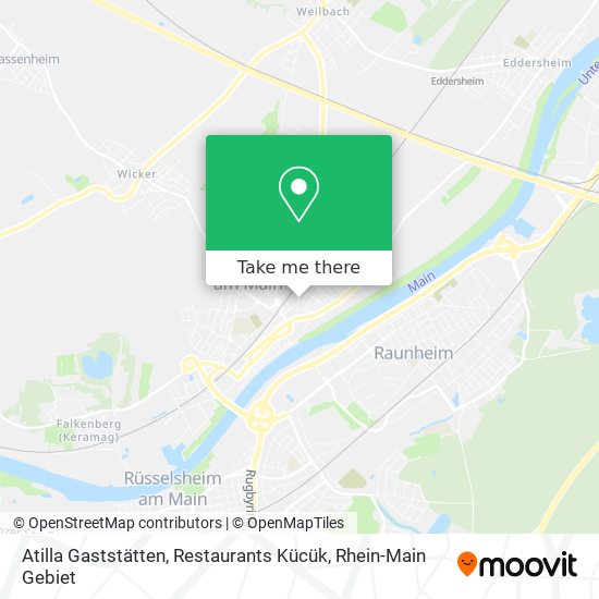 Atilla Gaststätten, Restaurants Kücük map