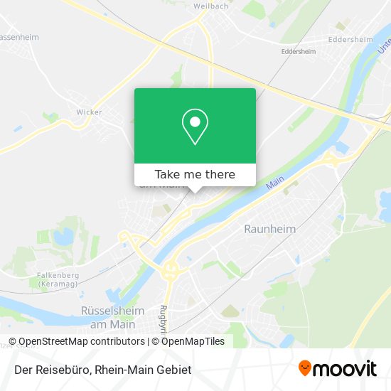 Der Reisebüro map