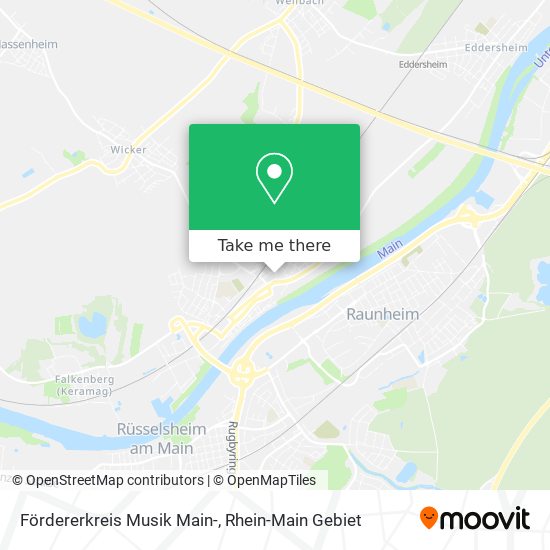 Карта Fördererkreis Musik Main-