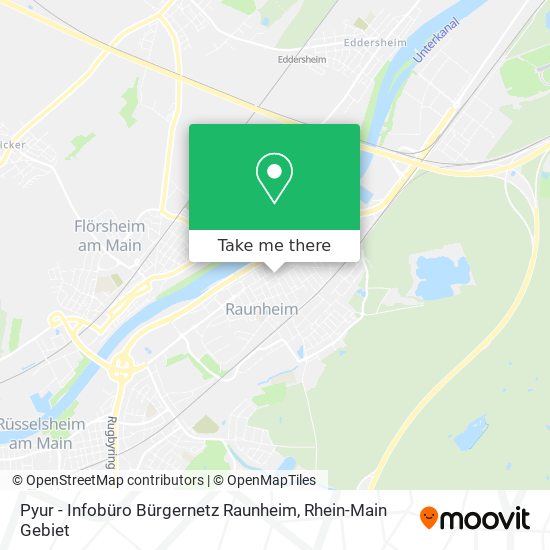 Pyur - Infobüro Bürgernetz Raunheim map