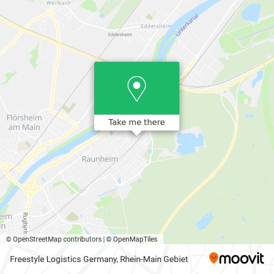 Freestyle Logistics Germany map