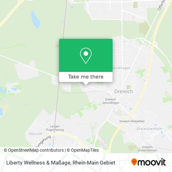 Liberty Wellness & Maßage map