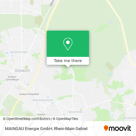 Карта MAINGAU Energie GmbH